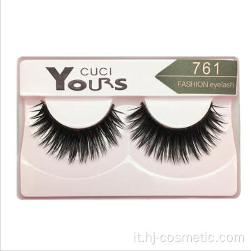 2019 Nuovo 10 accoppiamenti 3D Faux Mink Lashes 100 estensioni di ciglia flash di capelli umani